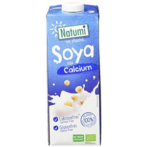 Bebida de soja Natumi Soya Drink Calcium ecológica, pack de 12 (12 x 1.049 l)