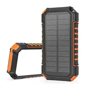 Solar powerbank riapow solar powerbank 26800mah tragbar