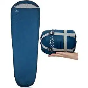 Sommerschlafsack outdoro ultraleichter schlafsack 800g