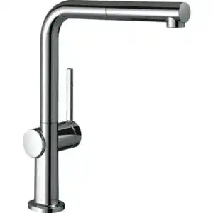 Spueltischarmatur hansgrohe talis m54 kuechenarmatur mit brause