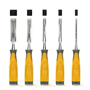 Stechbeitel set tolesa fuer holz 5 teilige cr v und soft grip
