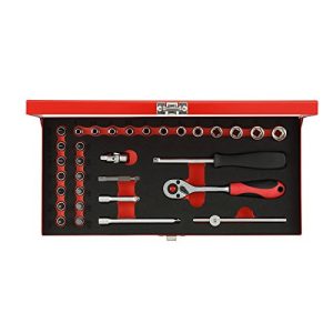 Socket wrench sets GEDORE red socket wrench set 1/4′ 32 pieces