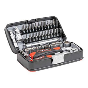Socket wrench sets STIER socket wrench and bit set, 38 pieces