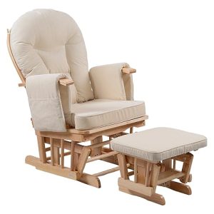 Chaise à bascule d'allaitement Stodomed Glider Chaise et tabouret d'allaitement