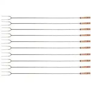 Stockbrot stoecke garpet grillspiess lagerfeuer 100cm 10 stueck