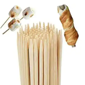 Stockbrot stoecke relaxdays 10023273 bambus 100er set
