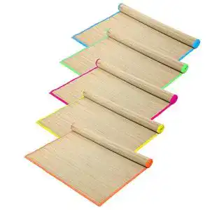 Stranddecke hac24 5x strohmatten strand bastmatten liegematte