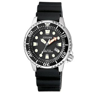 Relógios de mergulho CITIZEN relógio analógico de quartzo para mulher com pulseira de poliuretano