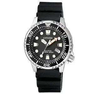 Taucheruhren citizen damen analog quarz uhr mit polyurethan armband