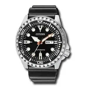 Taucheruhren citizen herren analog mechanisch uhr mit kunststoff