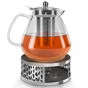 Teapots FMK teapot glass tea maker 1500ml