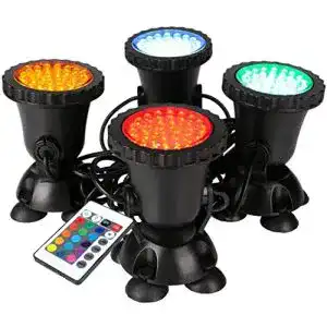 Teichbeleuchtung greensun unterwasser rgb spot licht ip68