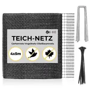 Teichnetz uikos vogelschutznetz engmaschig 5x4m