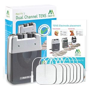 أجهزة TENS جهاز Medfit TENS، مجموعة تتضمن 8 أقطاب كهربائية عالية الجودة