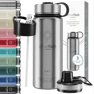 Thermo trinkflasche bemaxx trinkflasche edelstahl active flask