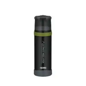 Thermoflasche thermos mountain beverage bottle 05l black