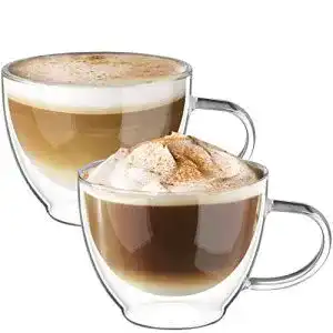 Thermoglaeser ecooe doppelwandige cappuccino tassen glaser latte