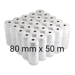 Rollos térmicos QUORiON 50 x rollos de recibos 80 mm x 50 m Sin BPA
