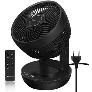 Tischventilatoren mycarbon leiser ventilator mit fernbedienung