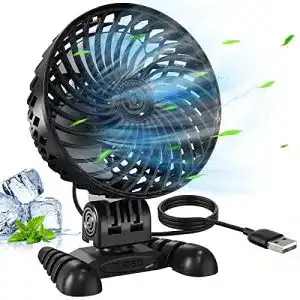 Tischventilatoren ouila usb ventilator mini leise 360