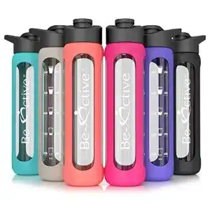 Trinkflasche glas be active glasflasche trinkflasche aus glas 1