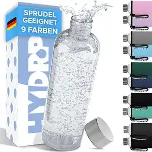 Trinkflasche glas hydrop testsieger glasflasche 1 liter mit