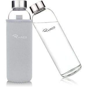 Drikkeflaske glas Ryaco glasflaske 1 liter /1l – 550ml –