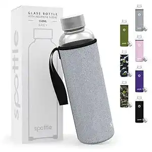 Trinkflasche glas spottle glasflasche trinkflasche aus glas mit