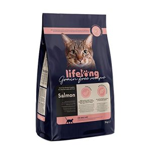 Nourriture sèche pour chat (sans céréales) Marque Amazon Lifelong