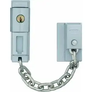 Tuer zusatzschloss abus tuerkette abschliessbar sk79 silber 03968