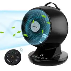 Turbo ventiliator acekool ventilator leise 20 32cm dc motor 3d