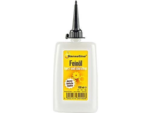 Uhrenöl Hanseline Feinöl 100 ml Einzelflasche, Transparent - uhrenoel hanseline feinoel 100 ml einzelflasche transparent