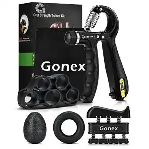 Unterarmtrainer gonex handtrainer fingertrainer mit zaehlfunktion 5er