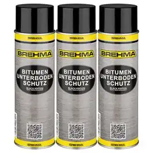 Unterbodenschutz brehma 3x bitumen black edition 500ml