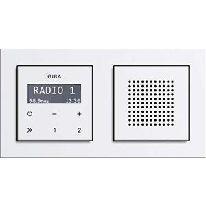 Rádio embutido GRENDA-HAMMER ® | Rádio para banheiro RDS com alto-falante