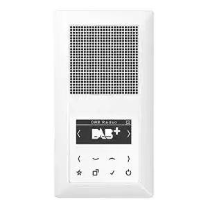 Unterputzradio voltking jung smart radio dab komplett set weiss