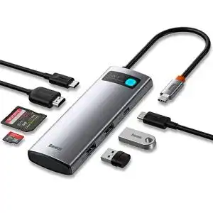 Usb c hub baseus usb c hub 7 in 1 docking station adapter mit 4k