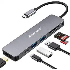 Usb c hub hiearcool usb c hub multi port adapter fuer macbook pro