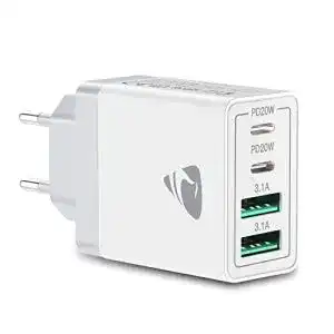 Usb schnellladegeraet aioneus usb c ladegeraet 4 ports mehrfach