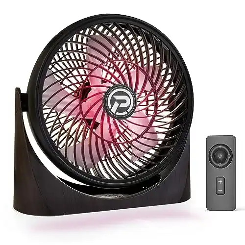 USB Tischventilator COMLIFE 8 Zoll mit Fernbedienung