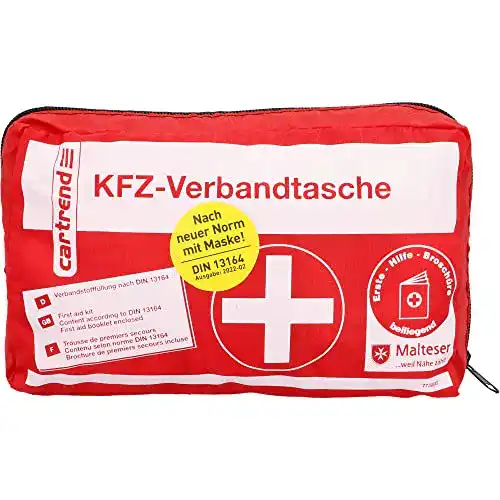Verbandtasche Cartrend KFZ nach DIN 13164 Norm