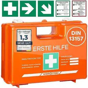 Verbandtasche werkstein erste hilfe kasten mit inhalt