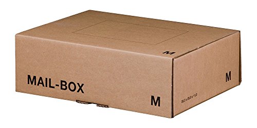 Versandkarton inapa MAIL-Box M, 331x241x104 mm, 20 Stück