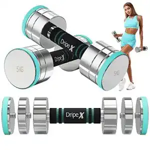 Verstellbare hanteln dripex hanteln set einstellbare 2x5kg