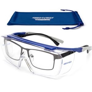 Full-vision safety goggles GENYED ® safety goggles for people who wear glasses