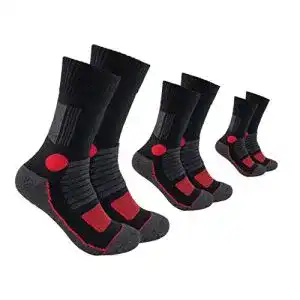 Wandersocken footnote 3 paar gepolsterte arbeitssocken