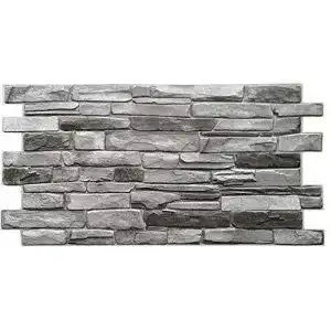 Wandpaneele top eco wall pvc 3d deko fliesen verkleidung grau