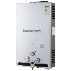 Warmwasserspeicher co z lpg gasdurchlauferhitzer 18l