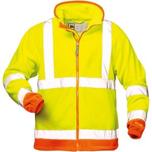 High-visibility jackets elysee high-visibility fleece jacket Leo ® (M)