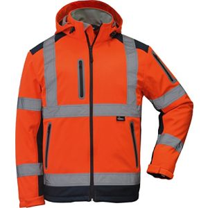 High-visibility jackets TRIUSO winter high-visibility softshell jacket